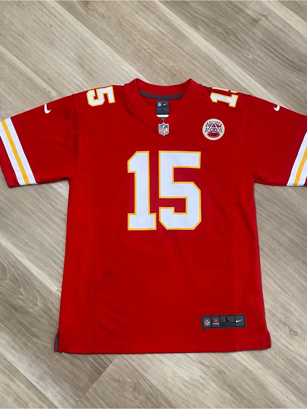 Nike Patrick Mahomes Kansas City Chiefs Jersey Youth Large L 14/16 Red Football